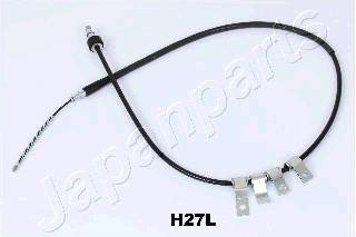 Трос ручн.гальма лів.Getz 02- (бараб.без ABS) JAPANPARTS BC-H27L (фото 1)