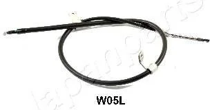 Трос ручн.гальма лів.Captiva,Opel Antara 06- JAPANPARTS BCW05L