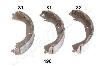 Гальмівні колодки (набір) JAPANPARTS GF196AF