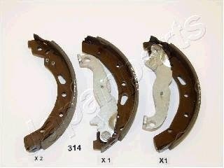 Щоки гальмівні задні Mazda 2,Ford Fiesta 08- JAPANPARTS GF314AF