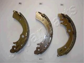 Гальмівні колодки (набір) JAPANPARTS GF411AF