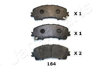 Колодки гальм. передн. X-Trail 1.6dCi 13-,Infiniti Q50 JAPANPARTS PA164AF