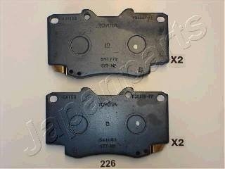 Тормозные колодки, дисковый тормоз (набор) JAPANPARTS PA226AF