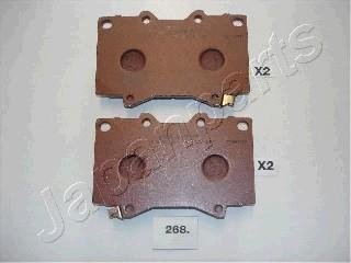 Гальмівні колодки передн.Land Cruiser 100 98- JAPANPARTS PA268AF