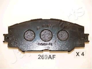 Колодки гальмівні передн. Auris,Corolla,RAV-4 05- JAPANPARTS PA269AF