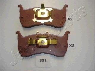 Гальмівні колодки передні MAZDA 626 JAPANPARTS PA301AF (фото 1)