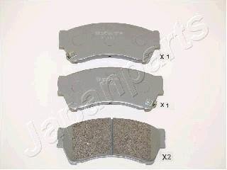 Гальмівні колодки передн.Mazda 6 07- JAPANPARTS PA346AF