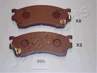 Гальмівні колодки перед 626, 323, Xedos-6 91- JAPANPARTS PA399AF