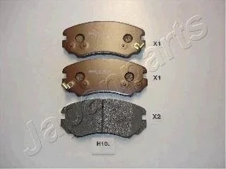 Тормозные колодки, дисковый тормоз (набор) JAPANPARTS PAH10AF