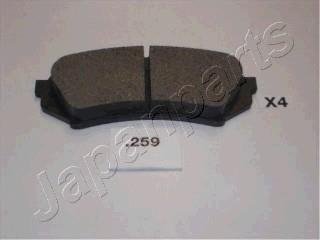 Гальмівні колодки задн.Land Cruiser 98- JAPANPARTS PP259AF