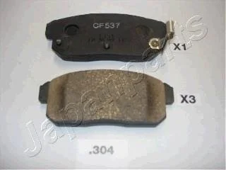 Гальмівні колодки задн.Ignis,Mazda RX8 JAPANPARTS PP304AF