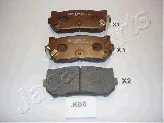 Гальмівні колодки задн.Carens 04- Clarus 98- Shuma 98- JAPANPARTS PPK00AF