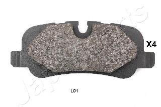 Гальмівні колодки, дискове гальмо (набір) JAPANPARTS PPL01AF