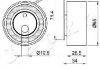 Ролик ремня ГРМ Opel Astra h 1.7 (07-14),Opel Astra h 1.7 (07-14) JAPKO 45418 (фото 2)