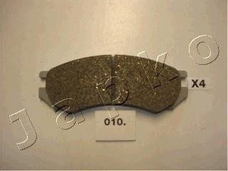 Тормозные колодки, дисковый тормоз (набор) JAPKO 50010
