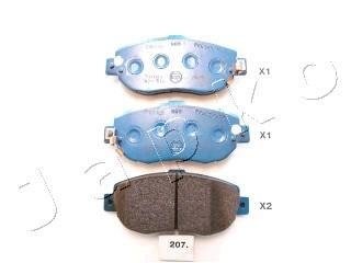 Гальмівні колодки, дискове гальмо (набір) JAPKO 50207