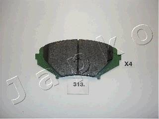 Гальмівні колодки, дискове гальмо (набір) JAPKO 50313