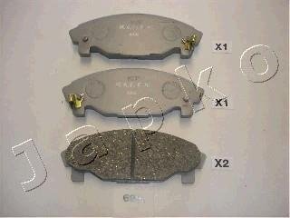 Гальмівні колодки, дискове гальмо (набір) JAPKO 50699