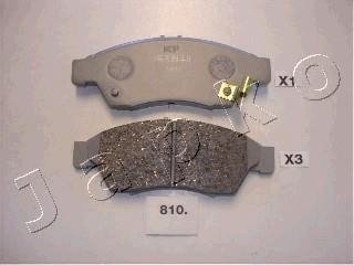 Тормозные колодки, дисковый тормоз (набор) JAPKO 50810