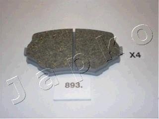 Гальмівні колодки, дискове гальмо (набір) JAPKO 50893
