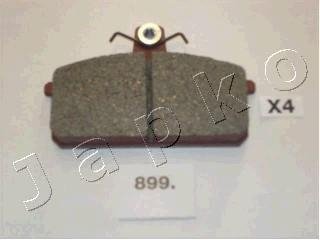Тормозные колодки, дисковый тормоз (набор) JAPKO 50899