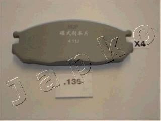 Гальмівні колодки, дискове гальмо (набір) JAPKO 51136