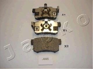 Гальмівні колодки, дискове гальмо (набір) JAPKO 51445