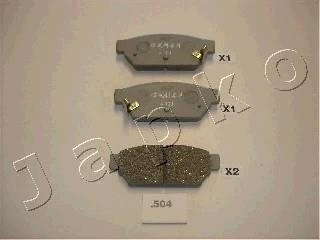 Гальмівні колодки, дискове гальмо (набір) JAPKO 51504