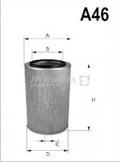 Фильтр воздуха JP GROUP 1118607300