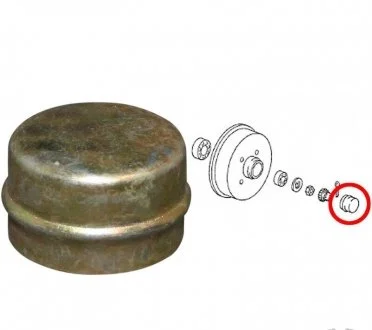 Фото заглушка підшипника задньої маточини JP GROUP 1151450200 Заглушка підшипника задньої маточини JP GROUP 1151450200