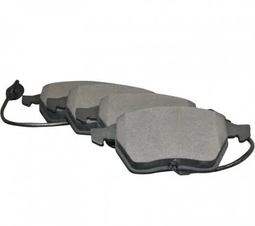 Фото гальмівні колодки передн.Audi 100 91-, A6 94- (з датчик. круглий роз єм) JP GROUP 1163602410 Гальмівні колодки передн.Audi 100 91-, A6 94- (з датчик. круглий роз єм) JP GROUP 1163602410