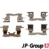 К-т установчий гальм. колодок передн. COROLLA / ALLEX (_E12_) 1.4 VVT-i 01-07, PRIUS (_W3_) 1.8 08- JP GROUP 4864003810 (фото 1)