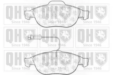 Гальмiвнi колодки дисковi JP GROUP BP1078