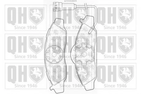 Комплект тормозных колодок, дисковый механизм JP GROUP BP1177