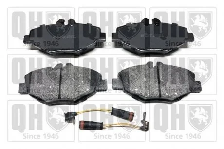 Гальмівні колодки, дискове гальмо (набір) (QUINTON HAZELL) JP GROUP BP1364