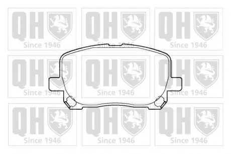 Гальмiвнi колодки дисковi JP GROUP BP1368