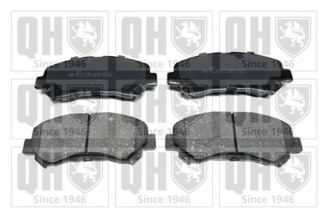 Гальмівні колодки, дискове гальмо (набір) (QUINTON HAZELL) JP GROUP BP1596