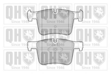 Гальмівні колодки (набір) (QUINTON HAZELL) JP GROUP BP1834