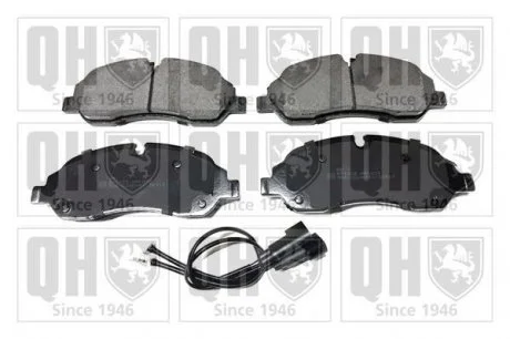 Фото гальмівні колодки (набір) (QUINTON HAZELL) JP GROUP BP1838 Гальмівні колодки (набір) (QUINTON HAZELL) JP GROUP BP1838