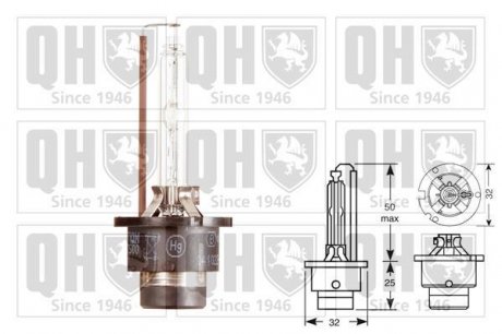 Автолампа D2S 85V 35W P32d-2 JP GROUP QBL122G