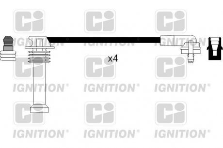 Дроти запалення, набір (QUINTON HAZELL) JP GROUP XC402