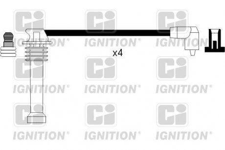 Дроти запалення, набір (QUINTON HAZELL) JP GROUP XC710