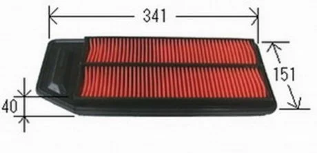 Фільтр повітряний двигуна JS ASAKASHI A879J