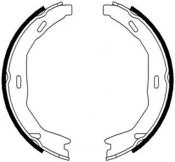 Щоки ручного гальм. C204 07- Jurid 362561J