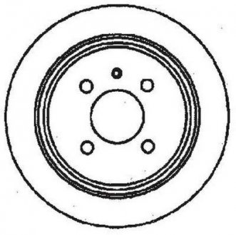 Диск гальмівний задній E30 316/325 82-94 Jurid 561132JC