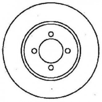 Гальмівний диск Jurid 561375JC (фото 1)