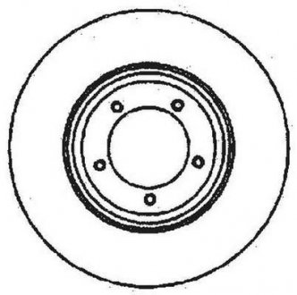 Диск гальмівний передн. TRANSIT 86- 254 14,3 12.9 Jurid 561378JC