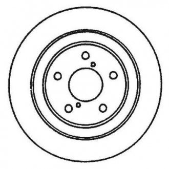 Диск тормозной SUBARU Jurid 561667JC