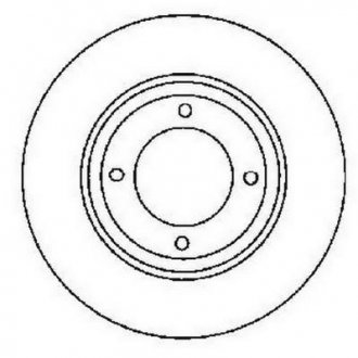 Диск тормозной AUDI 80 280mm /P/ Jurid 561688JC