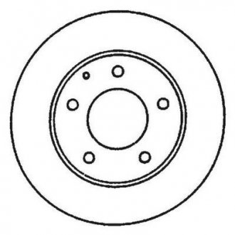 Гальмівний диск перед. OPEL Omega B 2,0i 93-00 Jurid 561869JC